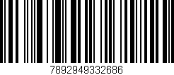 Código de barras (EAN, GTIN, SKU, ISBN): '7892949332686'