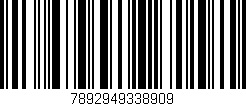 Código de barras (EAN, GTIN, SKU, ISBN): '7892949338909'
