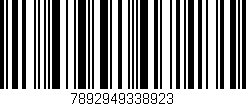 Código de barras (EAN, GTIN, SKU, ISBN): '7892949338923'