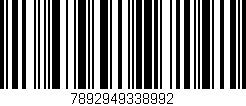 Código de barras (EAN, GTIN, SKU, ISBN): '7892949338992'