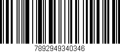 Código de barras (EAN, GTIN, SKU, ISBN): '7892949340346'