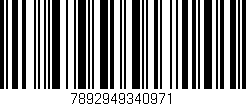 Código de barras (EAN, GTIN, SKU, ISBN): '7892949340971'