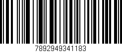 Código de barras (EAN, GTIN, SKU, ISBN): '7892949341183'
