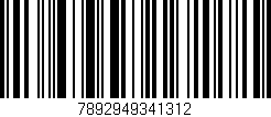 Código de barras (EAN, GTIN, SKU, ISBN): '7892949341312'