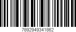 Código de barras (EAN, GTIN, SKU, ISBN): '7892949341862'