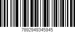 Código de barras (EAN, GTIN, SKU, ISBN): '7892949345945'