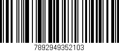 Código de barras (EAN, GTIN, SKU, ISBN): '7892949352103'