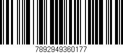 Código de barras (EAN, GTIN, SKU, ISBN): '7892949360177'