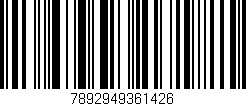 Código de barras (EAN, GTIN, SKU, ISBN): '7892949361426'