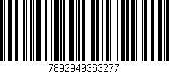 Código de barras (EAN, GTIN, SKU, ISBN): '7892949363277'