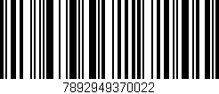 Código de barras (EAN, GTIN, SKU, ISBN): '7892949370022'