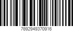 Código de barras (EAN, GTIN, SKU, ISBN): '7892949370916'
