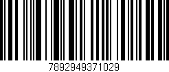 Código de barras (EAN, GTIN, SKU, ISBN): '7892949371029'