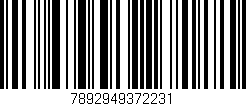 Código de barras (EAN, GTIN, SKU, ISBN): '7892949372231'