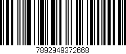 Código de barras (EAN, GTIN, SKU, ISBN): '7892949372668'