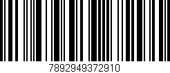 Código de barras (EAN, GTIN, SKU, ISBN): '7892949372910'
