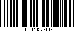 Código de barras (EAN, GTIN, SKU, ISBN): '7892949377137'