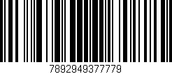 Código de barras (EAN, GTIN, SKU, ISBN): '7892949377779'
