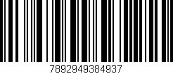 Código de barras (EAN, GTIN, SKU, ISBN): '7892949384937'