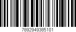 Código de barras (EAN, GTIN, SKU, ISBN): '7892949385101'