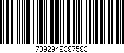 Código de barras (EAN, GTIN, SKU, ISBN): '7892949397593'