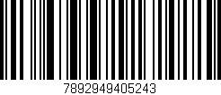 Código de barras (EAN, GTIN, SKU, ISBN): '7892949405243'
