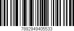 Código de barras (EAN, GTIN, SKU, ISBN): '7892949405533'