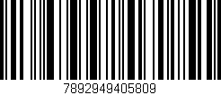 Código de barras (EAN, GTIN, SKU, ISBN): '7892949405809'