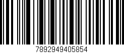 Código de barras (EAN, GTIN, SKU, ISBN): '7892949405854'