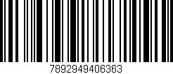 Código de barras (EAN, GTIN, SKU, ISBN): '7892949406363'