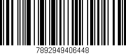 Código de barras (EAN, GTIN, SKU, ISBN): '7892949406448'