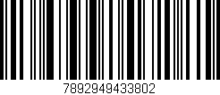 Código de barras (EAN, GTIN, SKU, ISBN): '7892949433802'