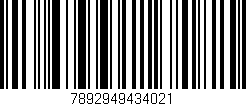 Código de barras (EAN, GTIN, SKU, ISBN): '7892949434021'