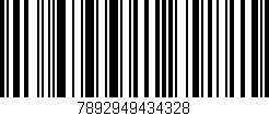 Código de barras (EAN, GTIN, SKU, ISBN): '7892949434328'