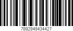 Código de barras (EAN, GTIN, SKU, ISBN): '7892949434427'