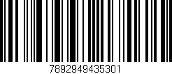 Código de barras (EAN, GTIN, SKU, ISBN): '7892949435301'