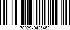 Código de barras (EAN, GTIN, SKU, ISBN): '7892949435462'