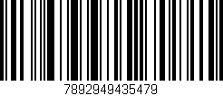 Código de barras (EAN, GTIN, SKU, ISBN): '7892949435479'