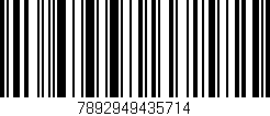 Código de barras (EAN, GTIN, SKU, ISBN): '7892949435714'