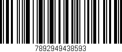 Código de barras (EAN, GTIN, SKU, ISBN): '7892949438593'