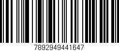 Código de barras (EAN, GTIN, SKU, ISBN): '7892949441647'