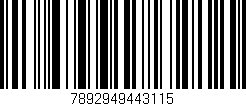 Código de barras (EAN, GTIN, SKU, ISBN): '7892949443115'