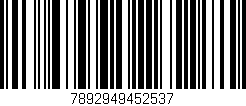 Código de barras (EAN, GTIN, SKU, ISBN): '7892949452537'