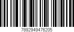 Código de barras (EAN, GTIN, SKU, ISBN): '7892949476205'