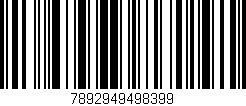 Código de barras (EAN, GTIN, SKU, ISBN): '7892949498399'