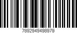 Código de barras (EAN, GTIN, SKU, ISBN): '7892949498979'