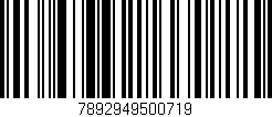 Código de barras (EAN, GTIN, SKU, ISBN): '7892949500719'