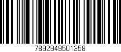 Código de barras (EAN, GTIN, SKU, ISBN): '7892949501358'