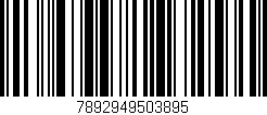 Código de barras (EAN, GTIN, SKU, ISBN): '7892949503895'