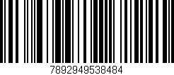 Código de barras (EAN, GTIN, SKU, ISBN): '7892949538484'